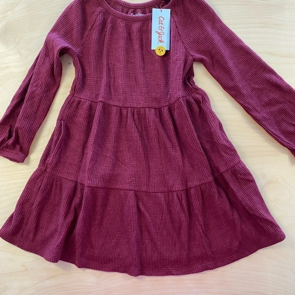 Cat & Jack Long Sleeve Dress size XS (4/5) (DJ)
